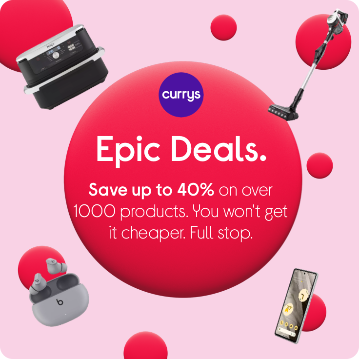 Save up to 40% at Curry's!